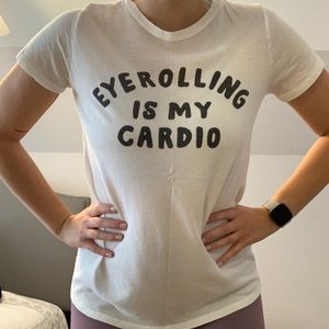 LA hearts Eye rolling is my Cardio T-Shirt